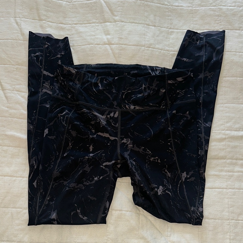 Athleta Black Leggings for Active Comfort (small Tall)